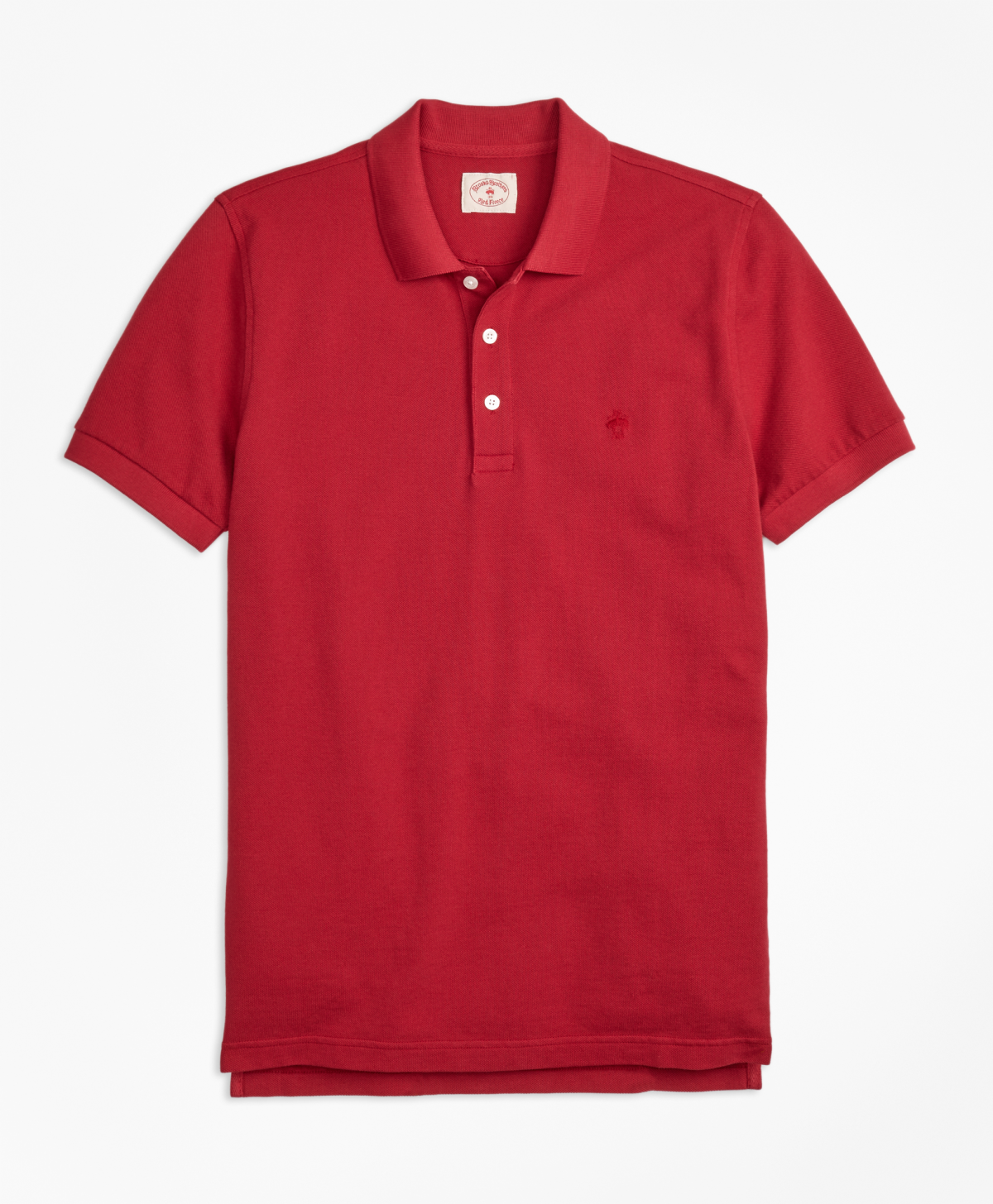 Garment-Dyed Cotton Pique Polo Shirt